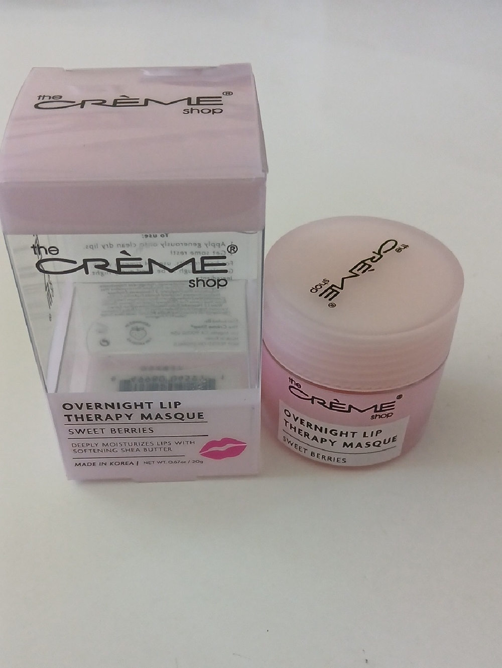 The Crème Shop Moisturizing Overnight Lip Therapy Masque - Sweet Berries